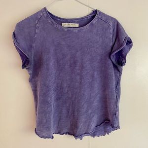 Free people purple tee